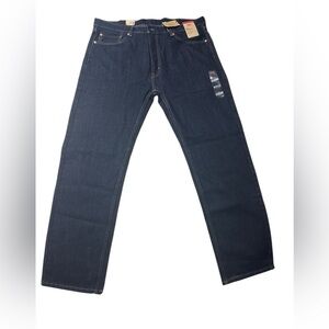 Levi’s 505 Regular Fit Jeans Dark Wash Size 40x32 NWT